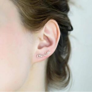 Boucle d’Oreille Personnalisé Prenom