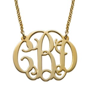 Pendentif Monogramme Personnalisé