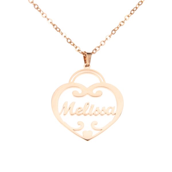 Collier Prénom Pendentif Coeur – Image 4