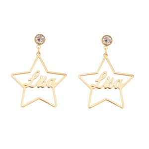 Boucles d’oreilles Étoiles Personnalisables