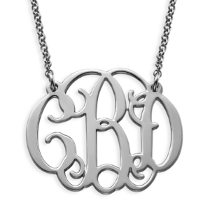 Pendentif Monogramme Personnalisé