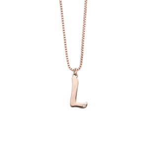 Collier Initiale Diamant Personnalisable