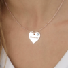 collier à cœur personnalisé