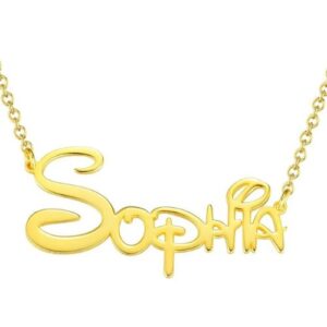 Collier Personnalisable Lettres Disney